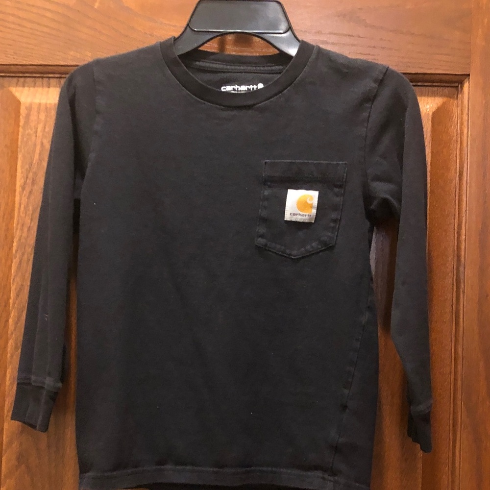 Carhartt Kids Charcoal Long Sleeve Tee